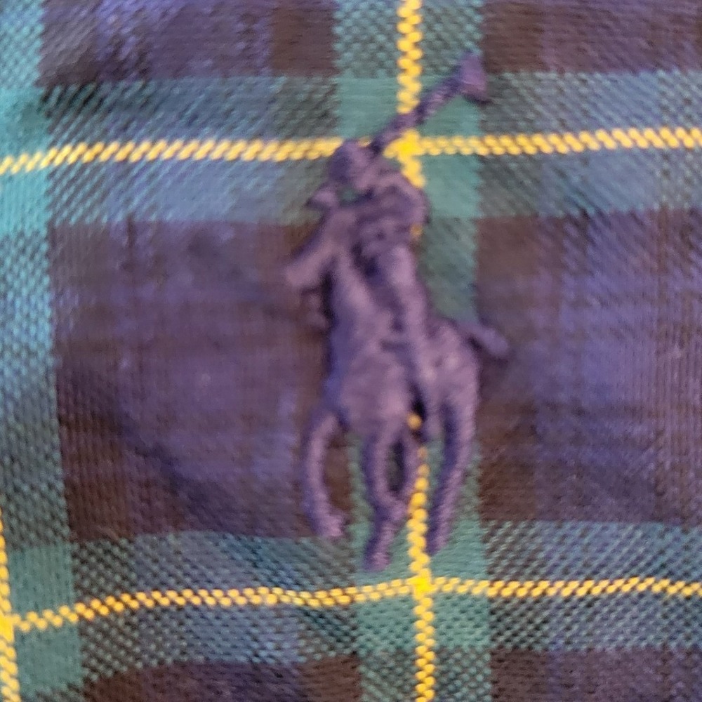 Ralph Lauren‎ Mens Plaid Button Down Long Sleeve Dress Shirt - Picture 8 of 10